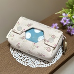 YUWAハーフリネン＊ポータブルティッシュケース＊ポケットティッシュケース ポケットティッシュポーチ デイジー