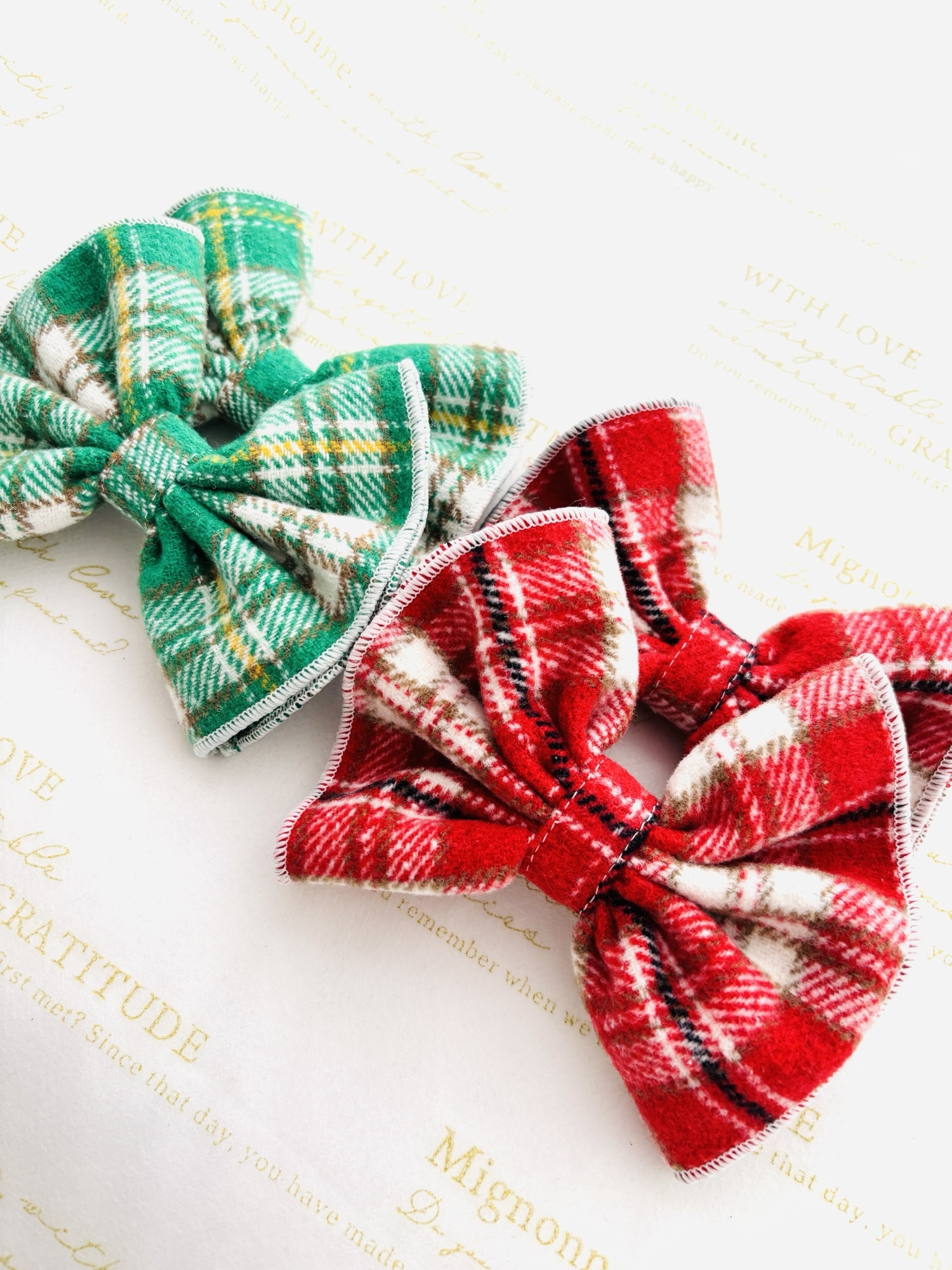 犬用トリミングチョーカー10個セットチェッカー柄 - OHANA0907