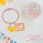 ラベラーシール＆アクリルキーリング(パティシエいぬ) セット