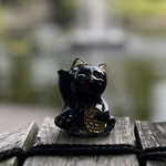 癒しのお守り 招き猫🐾オルゴナイト☆モリオン