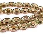 TCオーバルフラワー 14㎜ 4個 チェコビーズ