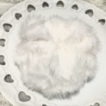 💓sale300円💓ホワイトファー❤︎プレーンシュシュ✨