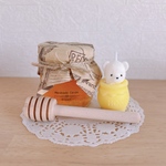 はちみつキャンドル 🧸🍯 ハニーディッパー付き