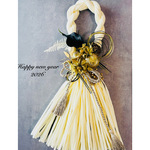 2026年しめ縄飾り💛ゴールド⭐️お正月★新年★華やか★しめ縄★リース