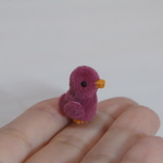 1.9cm ミニミニ ヒヨコちゃん (グレープ)