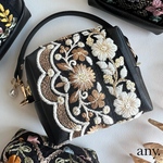 27日(土)21時🕘〜販売スタート♡new🕊️インド刺繍リボンチャームポーチ♡ no.106 ボックスポーチ チャーム 便利なチャームポーチ✨3,580円