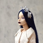 blue rbbon headdress（Made-to-order products）