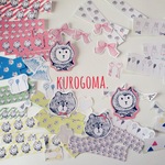 【再販】kurogoma.のカラフルシール【送料込】