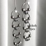 NEW オリジナル　2個/ シルバー　チェーン　コネクター　チャーム　MCH318