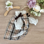 犬服＊秋色タータンチェックのキャミソール＊