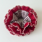 chiffon / brown checkered