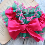 80年代アイドル風シュシュ