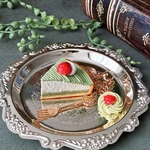 特別価格☆抹茶いちごモンブランクリーム　バックチャーム　フォーク&メレンゲチャーム付き☆フェイクスイーツ☆フェイクタルト☆モンブラン☆いちご☆ストロベリー