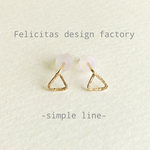  14kgf：さんかく pierce：small 