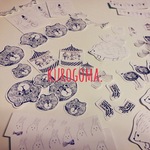 【再販】kurogoma.の白黒シール【送料込】