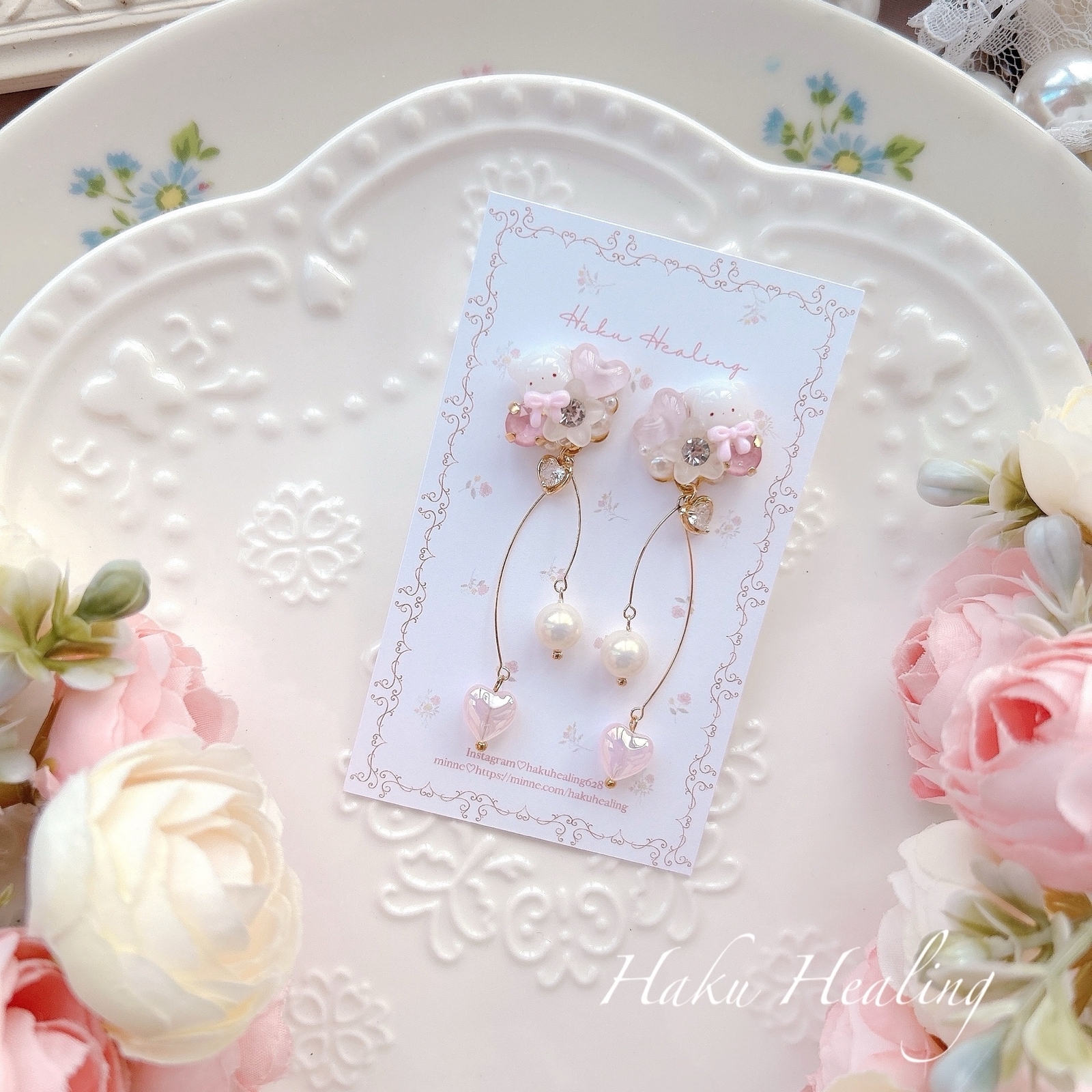 ☆*:.。. ハンドメイド♡レジンヘアバレッタ♡バタフライフラワー .。.:*☆ ☆*:.。. ハンドメイド♡レジンヘアバレッタ♡バタフライ