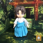 【 オビツ11サイズ 】　神職さんの袴セット
