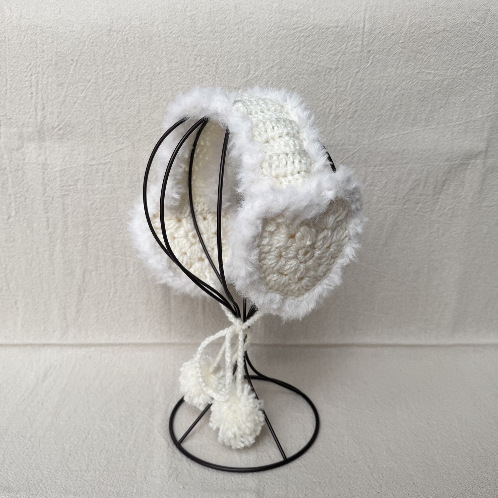 イヤーマフ ハート ホワイト&ホワイト - korontoohagi | minne byGMO