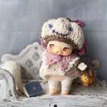 T180「ハロウィン・ゴースト」cocoriang poi・niya/ハニーベア/カプセルドール・きつね・ねこ・おおかみ/シルバニアファミリーシマネコの子供サイズ 服