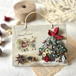 🎄大人可愛いクリスマスツリー 壁飾り🎄サンタと子どもたち