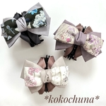 完成品♡大人カラーのリバティ バンスクリップ