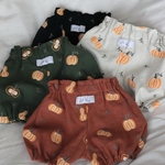 刺繍が可愛い♡/4color/かぼちゃさん