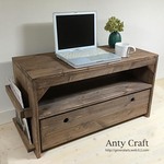 【NEW】引出し付きTV台 PC台 ソファテーブル UN/UN 幅78cm 完成品