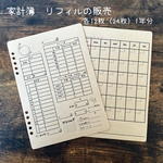 ズボラさん必見！！いつからでも始められる！ザックリ簡単家計簿！中身のみ