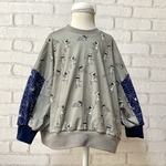 【110size】ミイラ柄　ワイドTシャツ