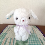 約15㎝　ふわもこうさぎさん(ホワイト)