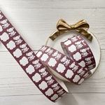 くまのふきだし　ラベラーシール（マロン）