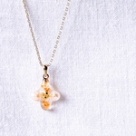 S様専用ページ⋆* 金木犀の一花ネックレス 銀木犀の2wayイヤリング