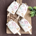 大きめ白KUMAアイスバー🧸🍨チャーム（送料込）