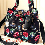 🌹新作見惚れてしまう程素敵な柄🌹2way2パターン使える便利なバッグ👜【758】