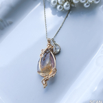 天然石ネックレス マジックアワー アメトリンネックレス