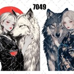 original sticker « no.7049 »     //     人物ステッカー オリジナルステッカー オリジナル人物ステッカー ステッカー cotton melody ミニステッカー