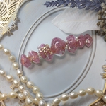 10月の誕生石ピンクトルマリンのバレッタ①