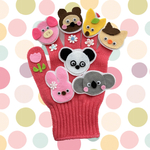 手袋シアター　こぶたぬきつねこ　パンダうさぎコアラ　低月齢