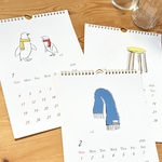 2026年　カレンダー　happy ordinary days ＊壁掛けカレンダー＊A4サイズ