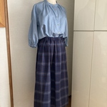 ☆ ✨SALE コットンオックス　チェックスカート