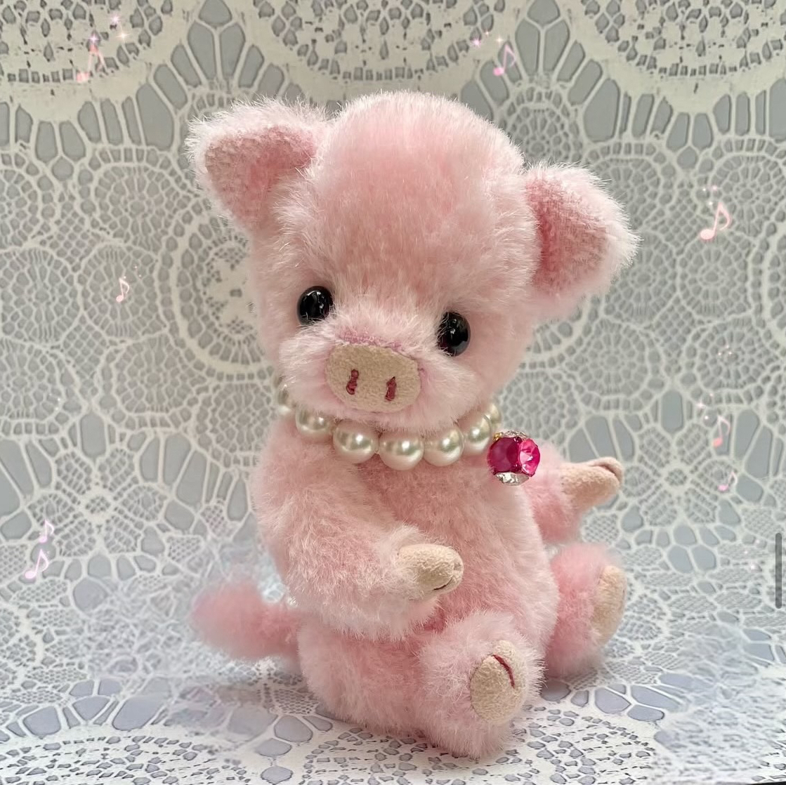 Pipica World ⊂(^(工)^)⊃ #1682  アルパカ　トントン　ブタに真珠　テディベア 12,070円