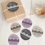 期間限定 ハロウィンシール オトナのハロウィンカラー【丸型】