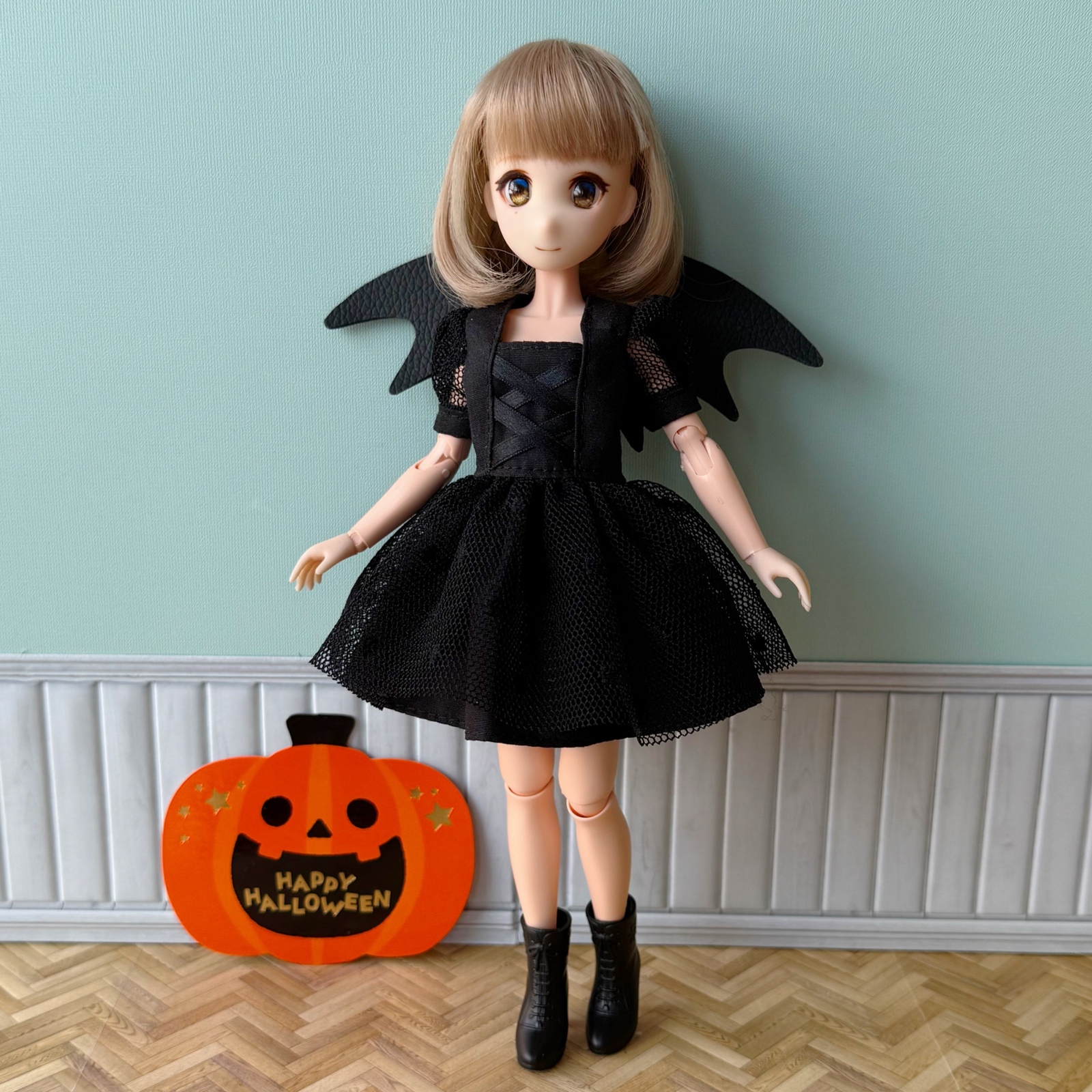 22㎝ドール服 悪魔のワンピース - 布物小物 ZAWAN | minne byGMOペパボ