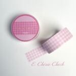 Cherish365【E - Chérie Check】Gingham Check Series マスキングテープ　CHO720E