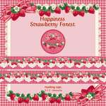 Cherish365【Strawberry Lace】マスキングテープ　CHO710