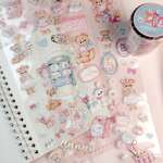 Cherish365【Cherish Baby Room vol. 1 & 2】型抜き 水晶インク 白インク PETテープ　CHO723