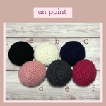 22cmドール用🤎　ベレー帽　リカちゃん帽子