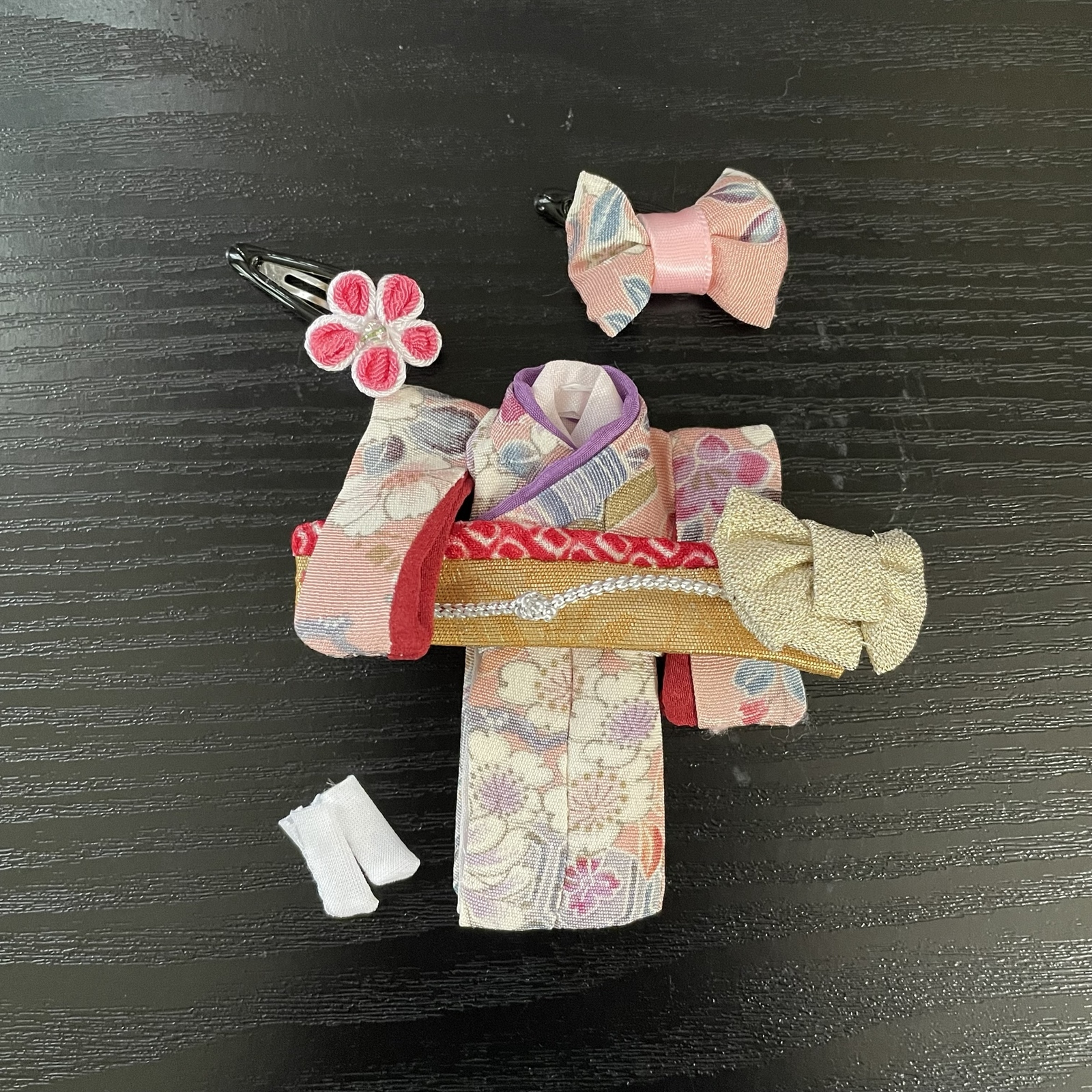 プチブライスさんの桃色のお着物セット プチブライス 着物 桃色振袖☆紅緒 - BENIO-BENI0'S GALLERY | minne