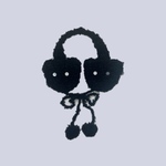 ༜black cat earmuffs༜