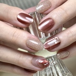 𝖱𝗎𝖻𝗒 𝖬𝖺𝗀𝗇𝖾𝗍🍎ルビーマグネット/ネイルチップ　クリスマス　チェック　秋　冬　バレンタイン　ブライダル　卒業式　成人式　お呼ばれ　マグネット　フラッシュ　フレンチ